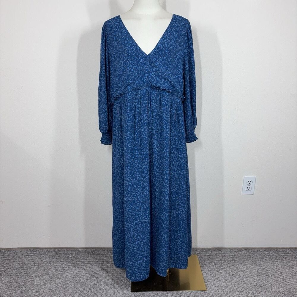 The Nines By Hatch Dress Womens XL Maternity Floral Midi Boho Cottage Babydoll